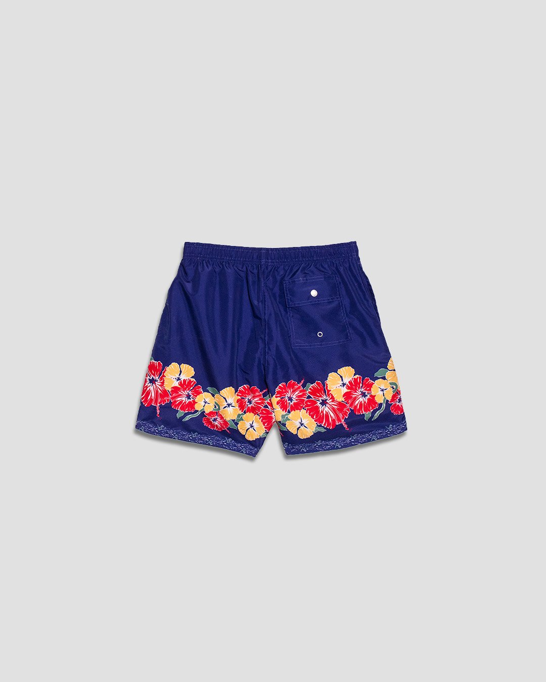 Ornate Bloom Swim Trunk - Indigo