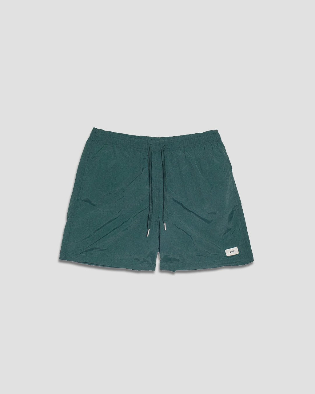 Solid Swim Trunk - Pine Green