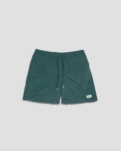 Solid Swim Trunk - Pine Green