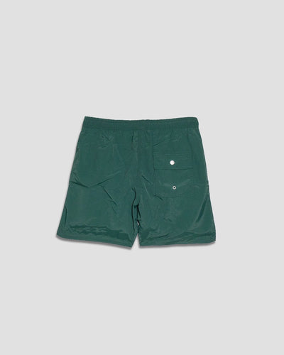Solid Swim Trunk - Pine Green