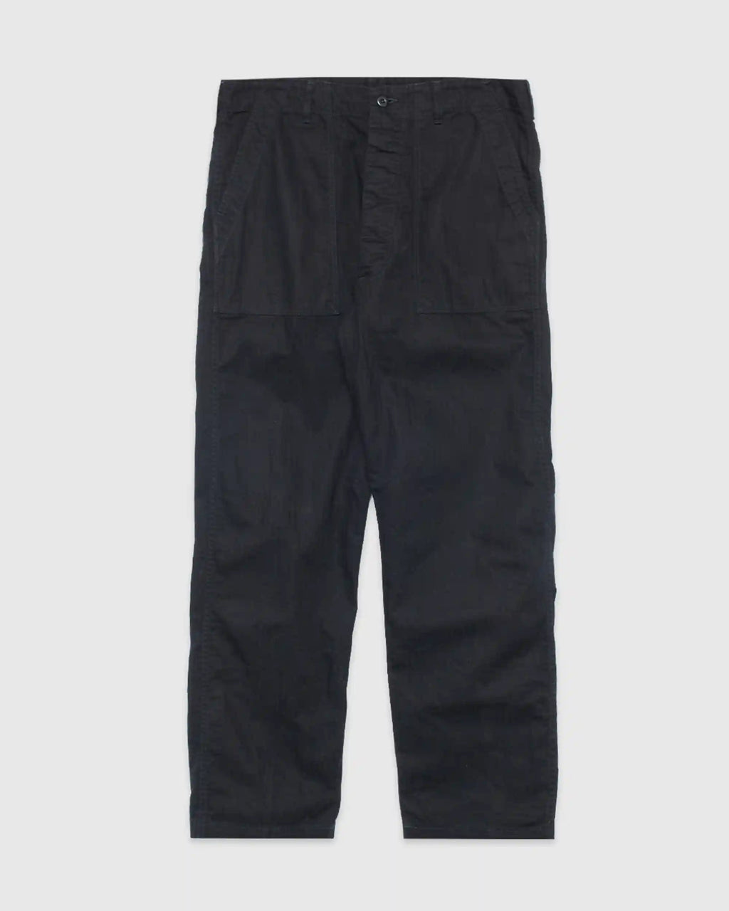 Brushed Serge Fatigue Pants (Regular Fit) Black