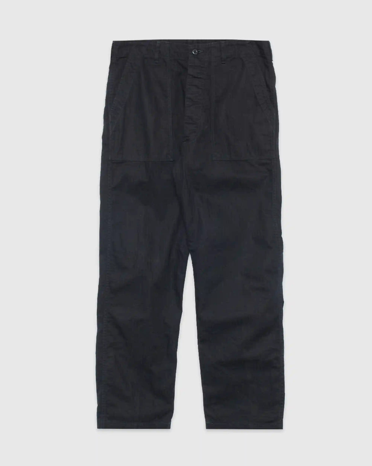 Brushed Serge Fatigue Pants (Regular Fit) Black