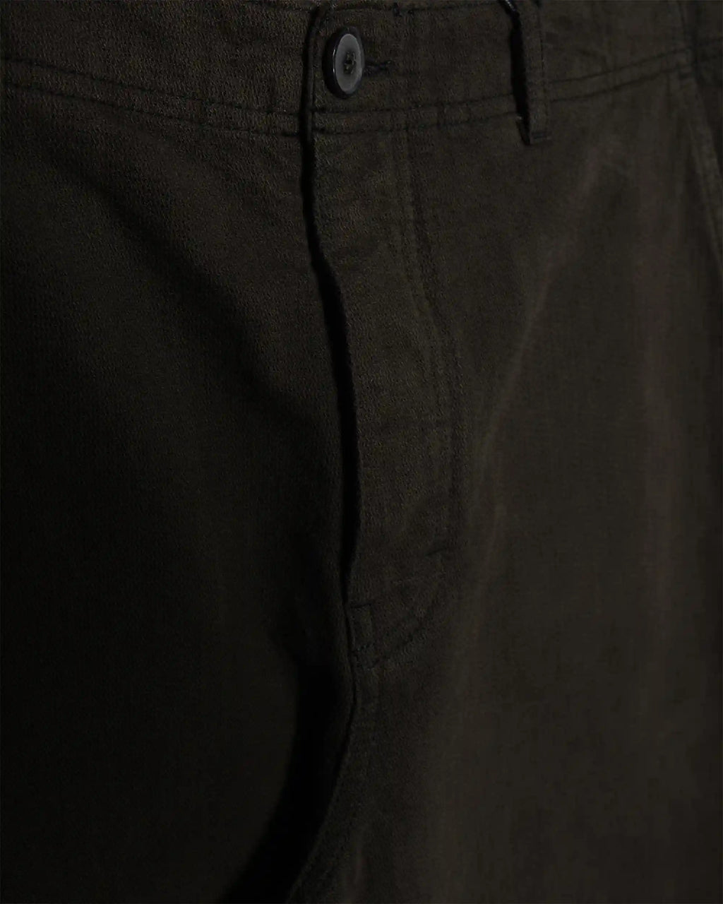 Brushed Serge Fatigue Pants (Regular Fit) Coffee Brown