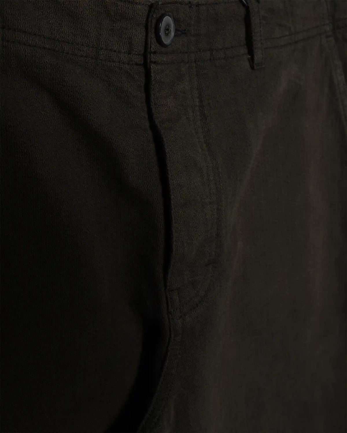 Brushed Serge Fatigue Pants (Regular Fit) Coffee Brown
