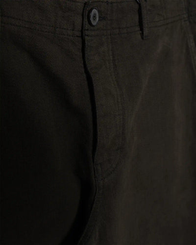 Brushed Serge Fatigue Pants (Regular Fit) Coffee Brown
