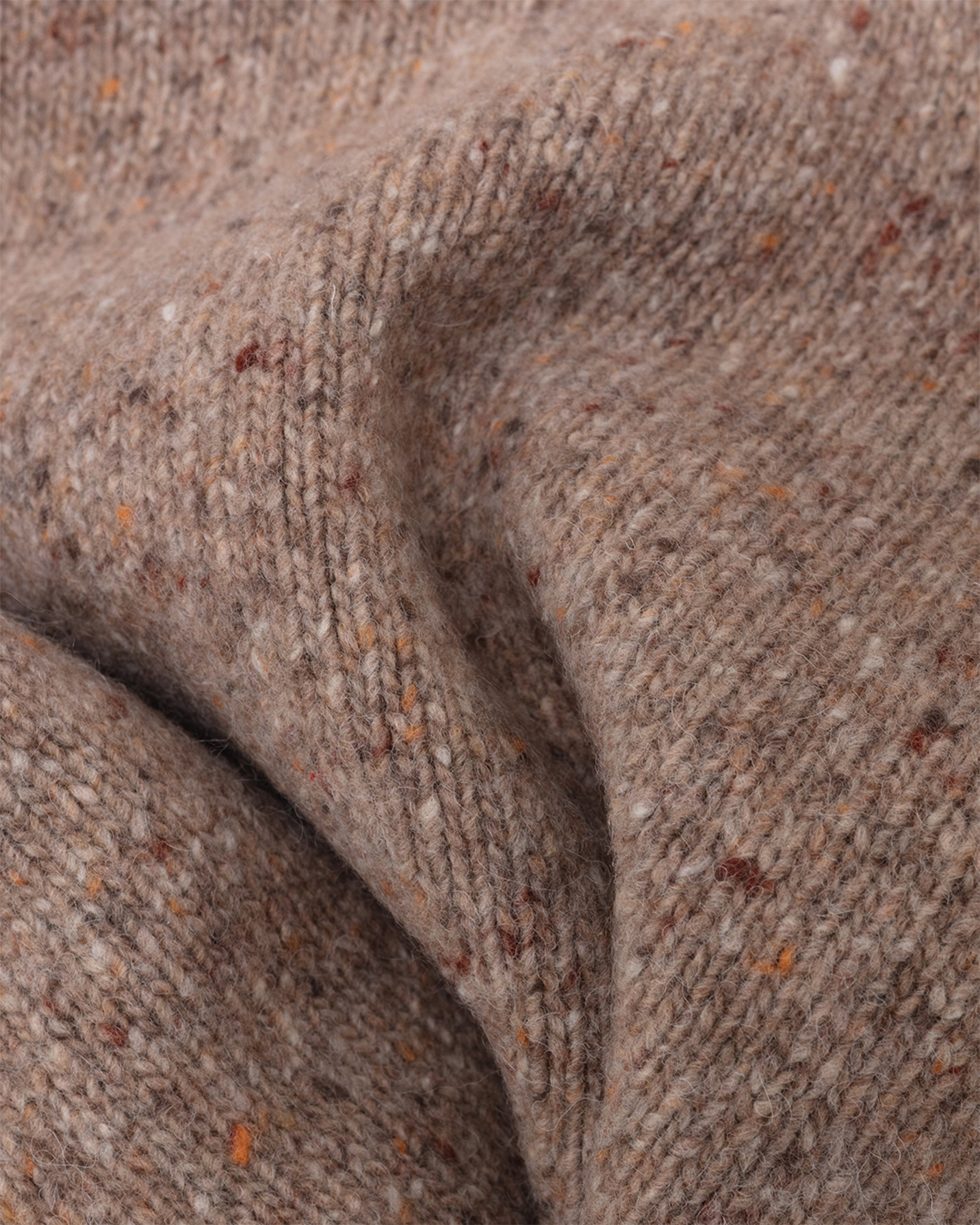 Allez Wool Knit Polo Super Wool Beige