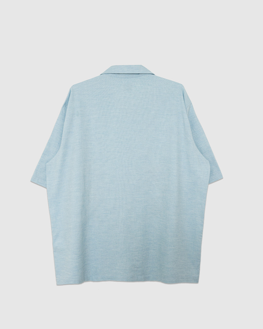 Cabana Shirt Flower Embroidery Blue
