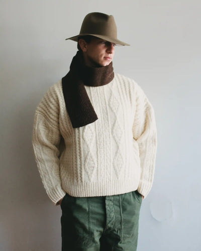 Cable Knit Sweater Cream