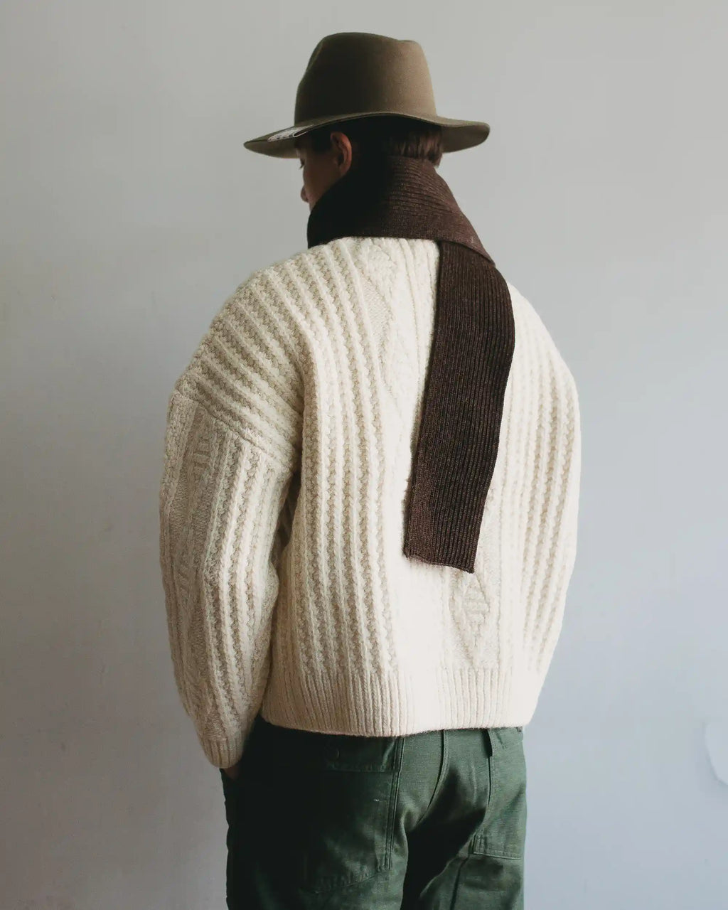 Cable Knit Sweater Cream