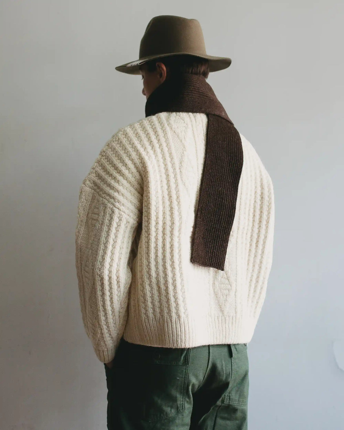 Cable Knit Sweater Cream