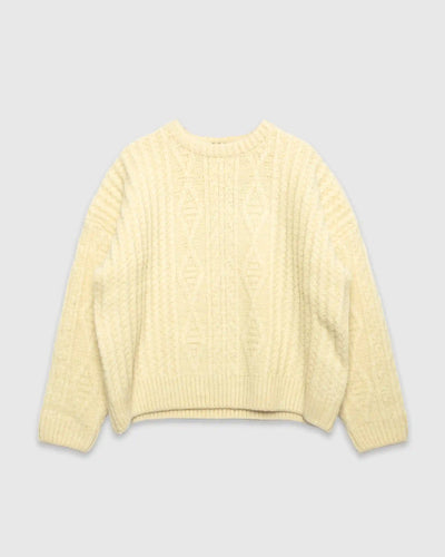 Cable Knit Sweater Cream