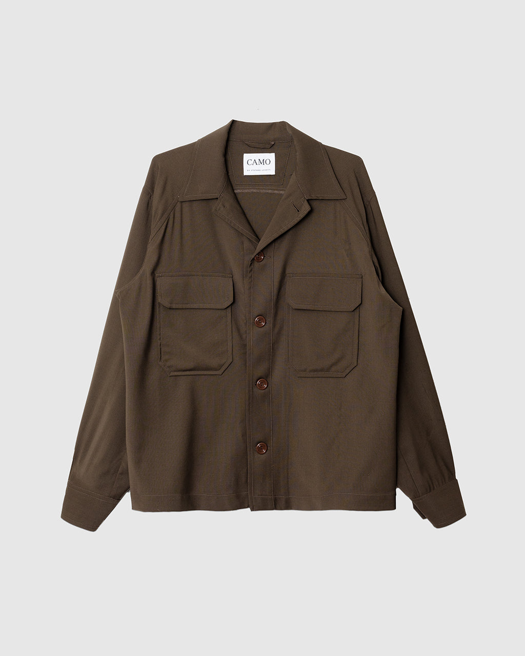 Balio JKT Shirt Wool Brown Zig Brown Zig