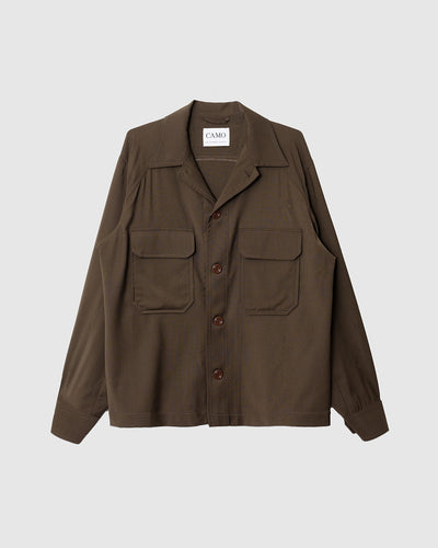 Balio JKT Shirt Wool Brown Zig Brown Zig