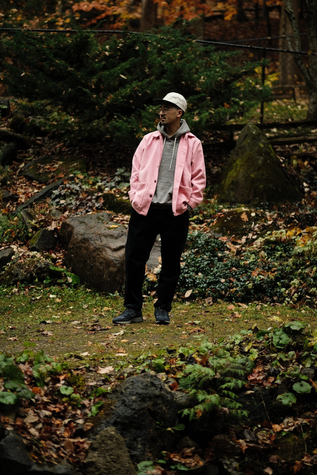 Loopwheel Hooded Sweat Brushed Back - Heather Gray