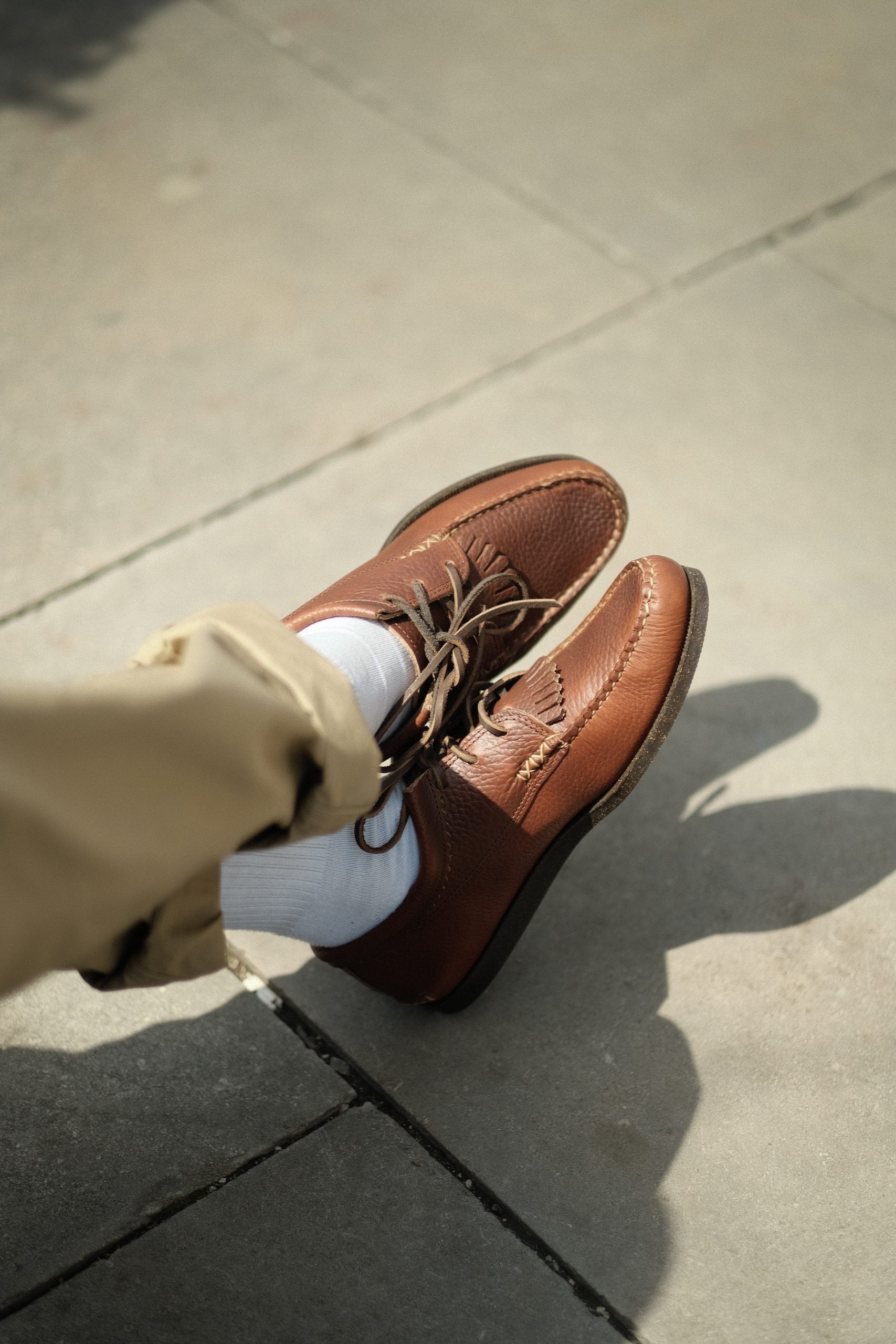 Blucher w/ Kiltie with Camp Sole - Grizzly Brown