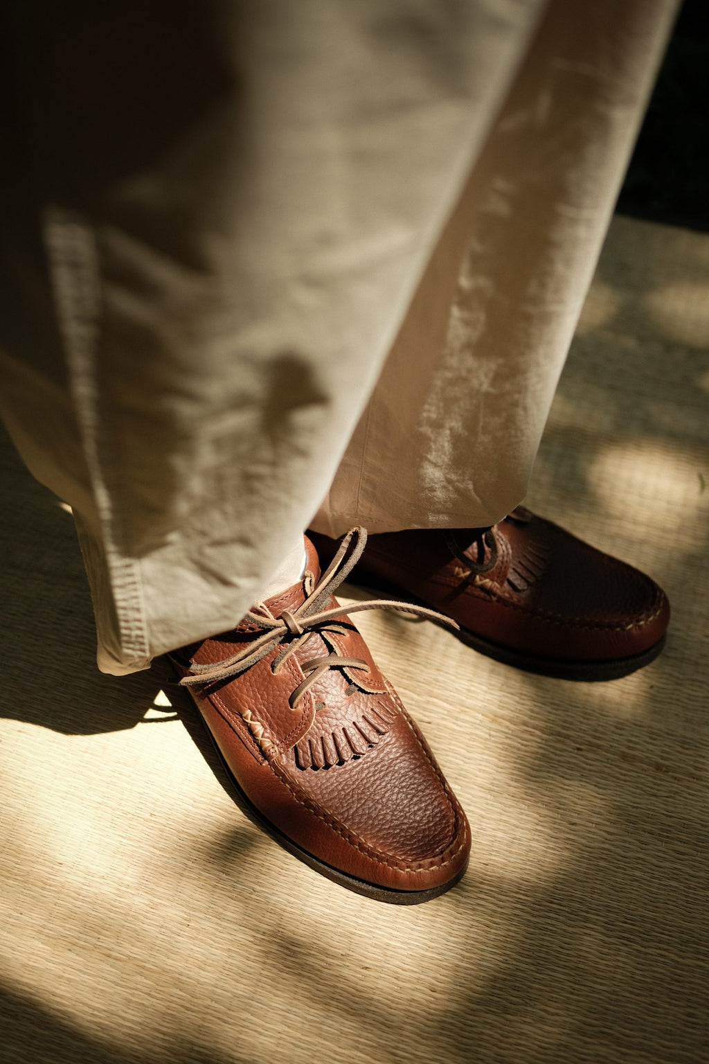 Blucher w/ Kiltie with Camp Sole - Grizzly Brown