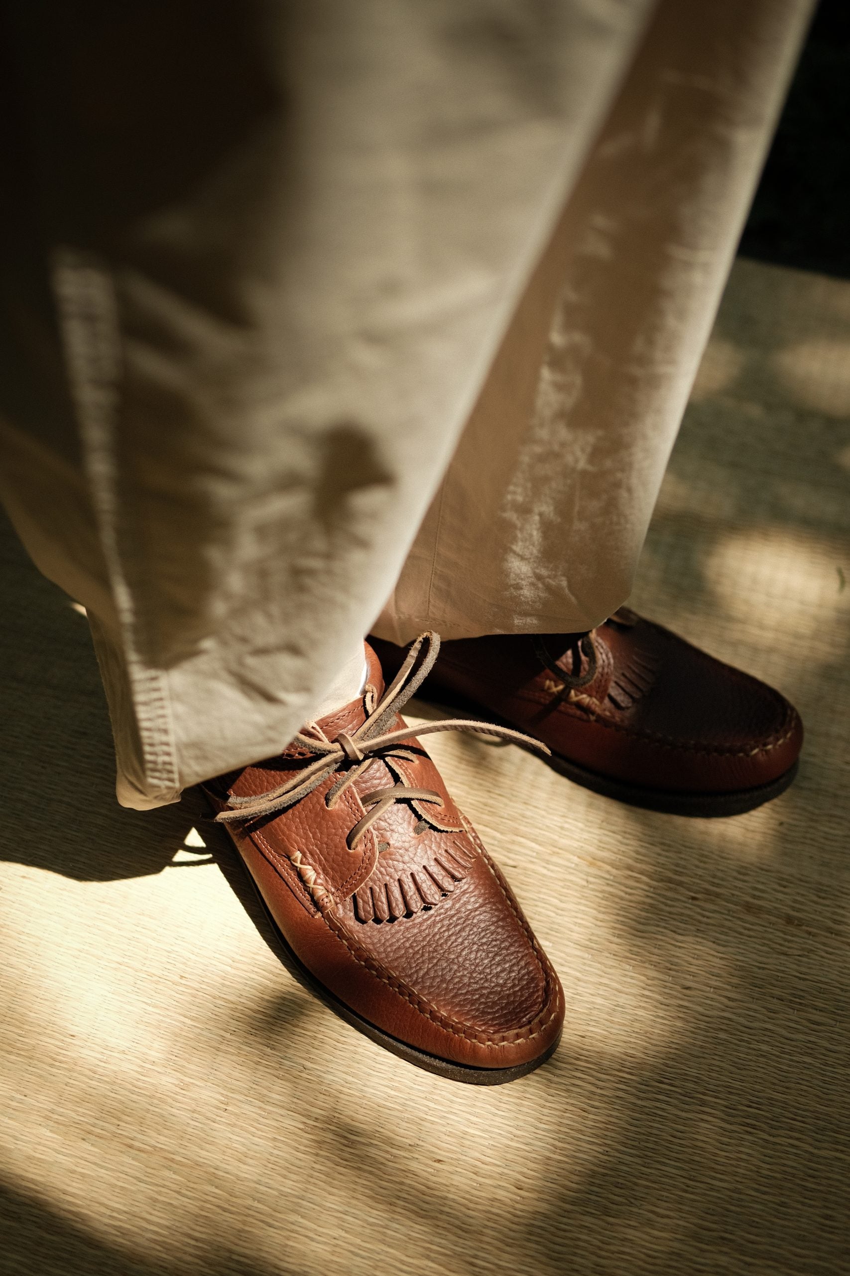 Blucher w/ Kiltie with Camp Sole - Grizzly Brown