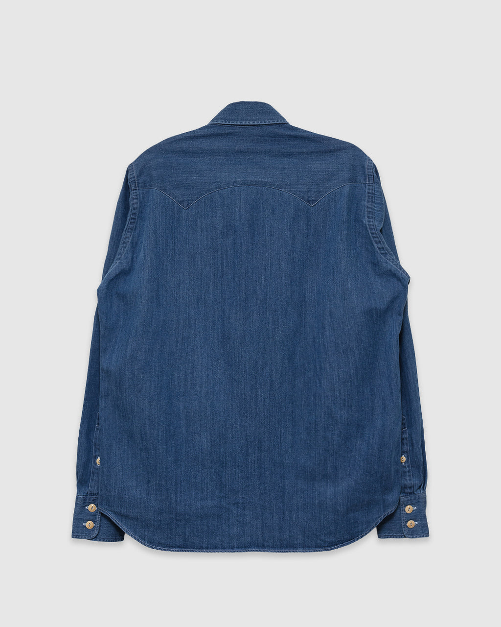 Denim Western Shirt Stone Wash