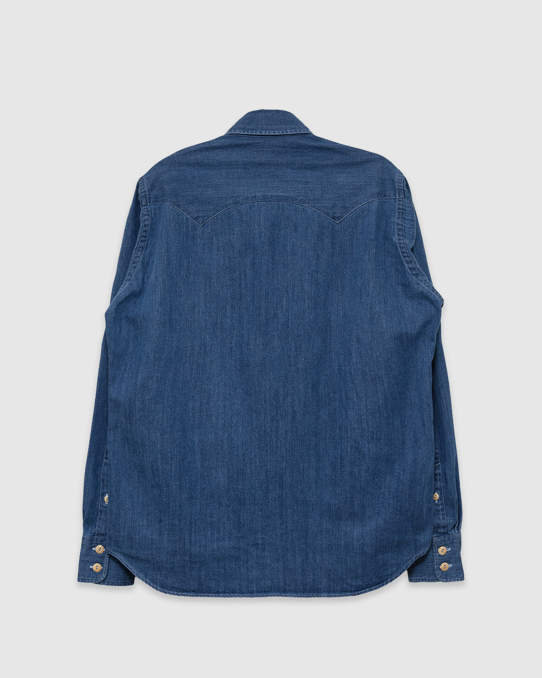 Denim Western Shirt Stone Wash