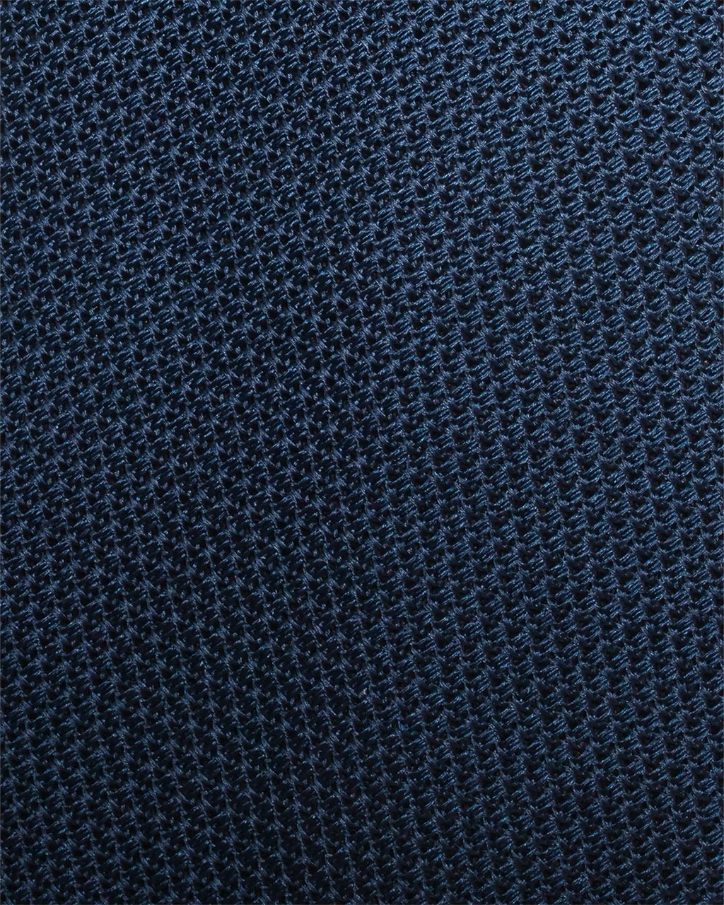 Handrolled Fine Woven Grenadine Tie Denim