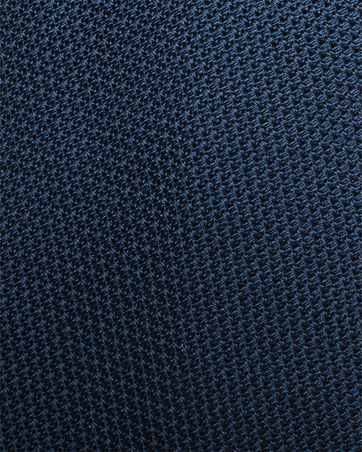 Handrolled Fine Woven Grenadine Tie Denim