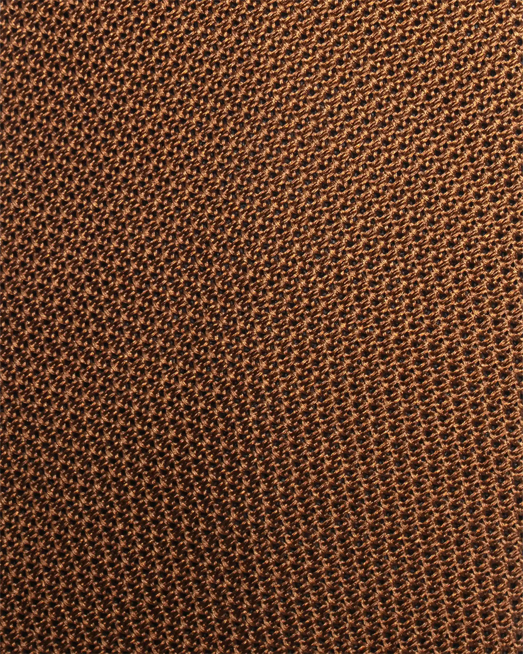Handrolled Fine Woven Grenadine Tie Gold