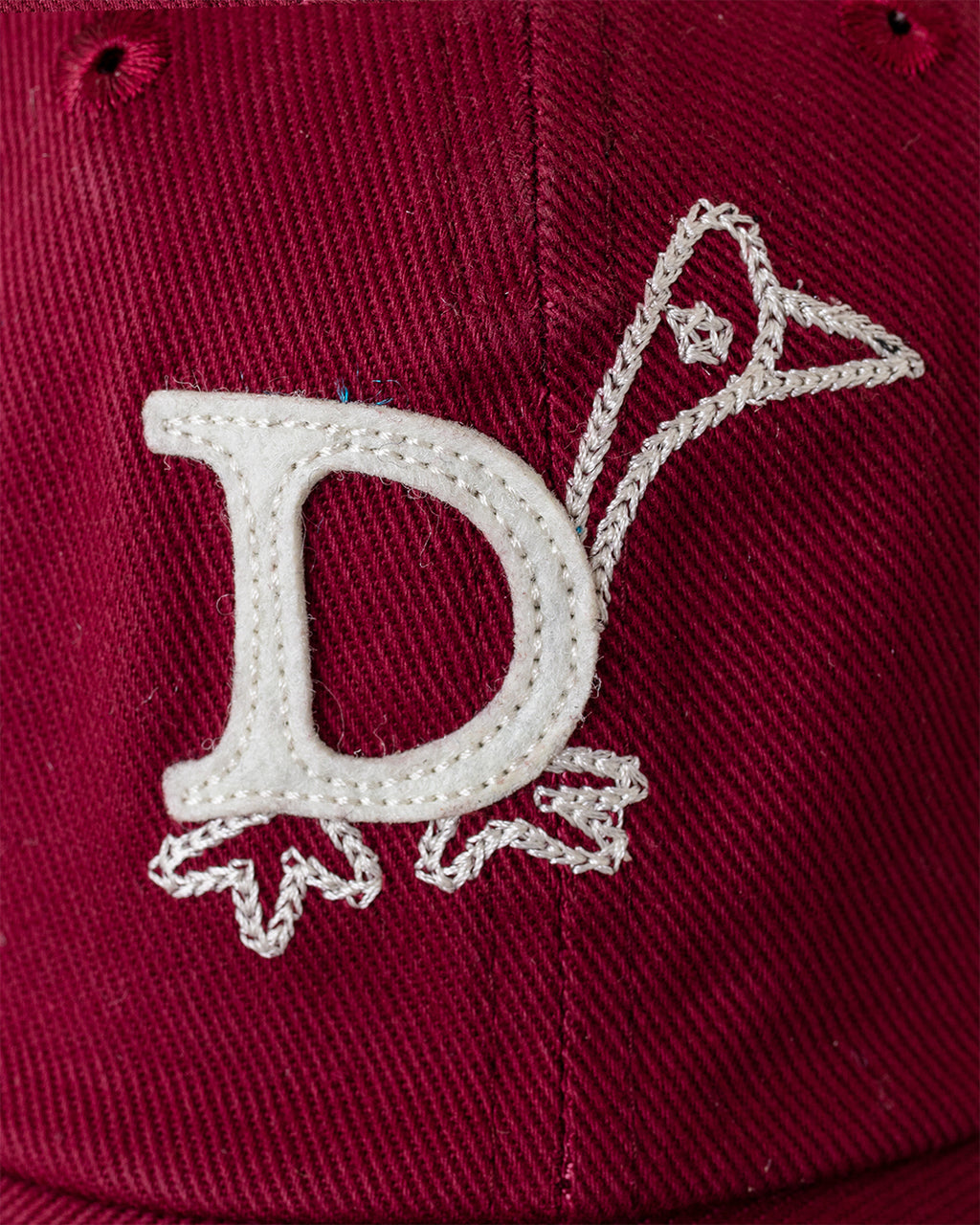 D Duck Twill Cap Burgundy