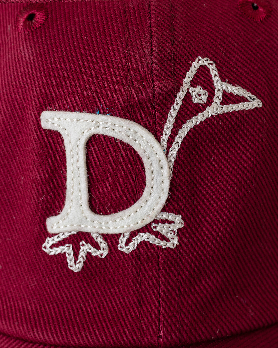 D Duck Twill Cap Burgundy