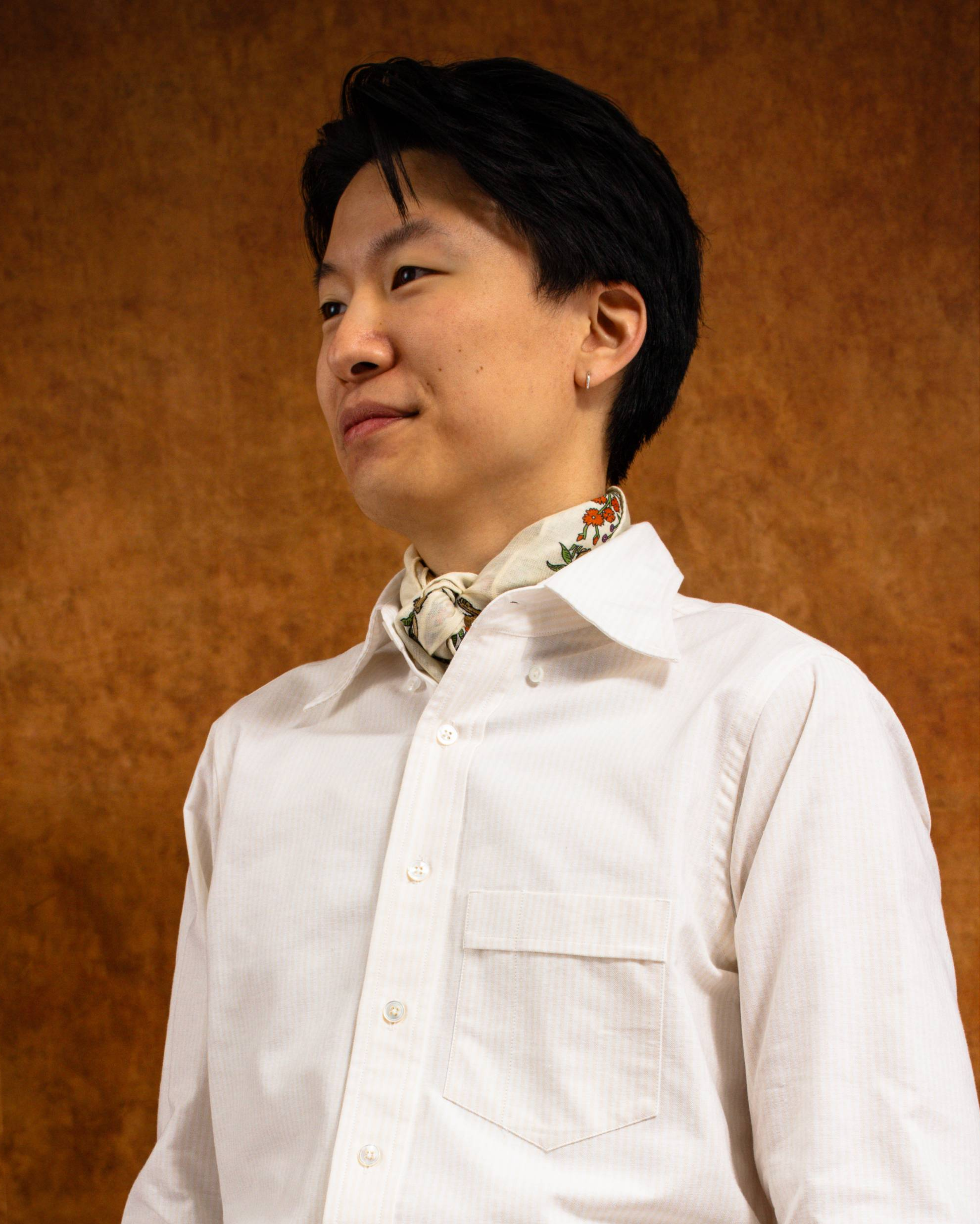 Unicorn Print Bandana Print Ecru