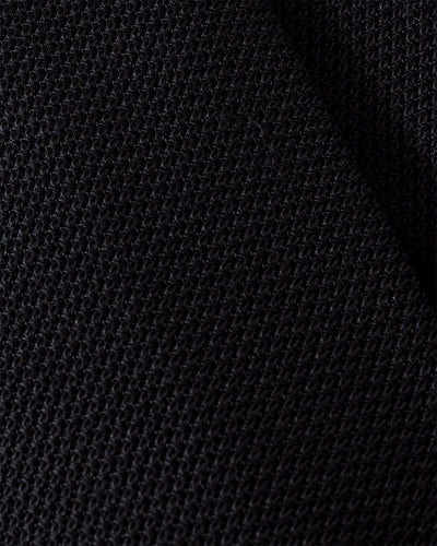 Fine Woven Grenadine Silk Hand Rolled Tie Black