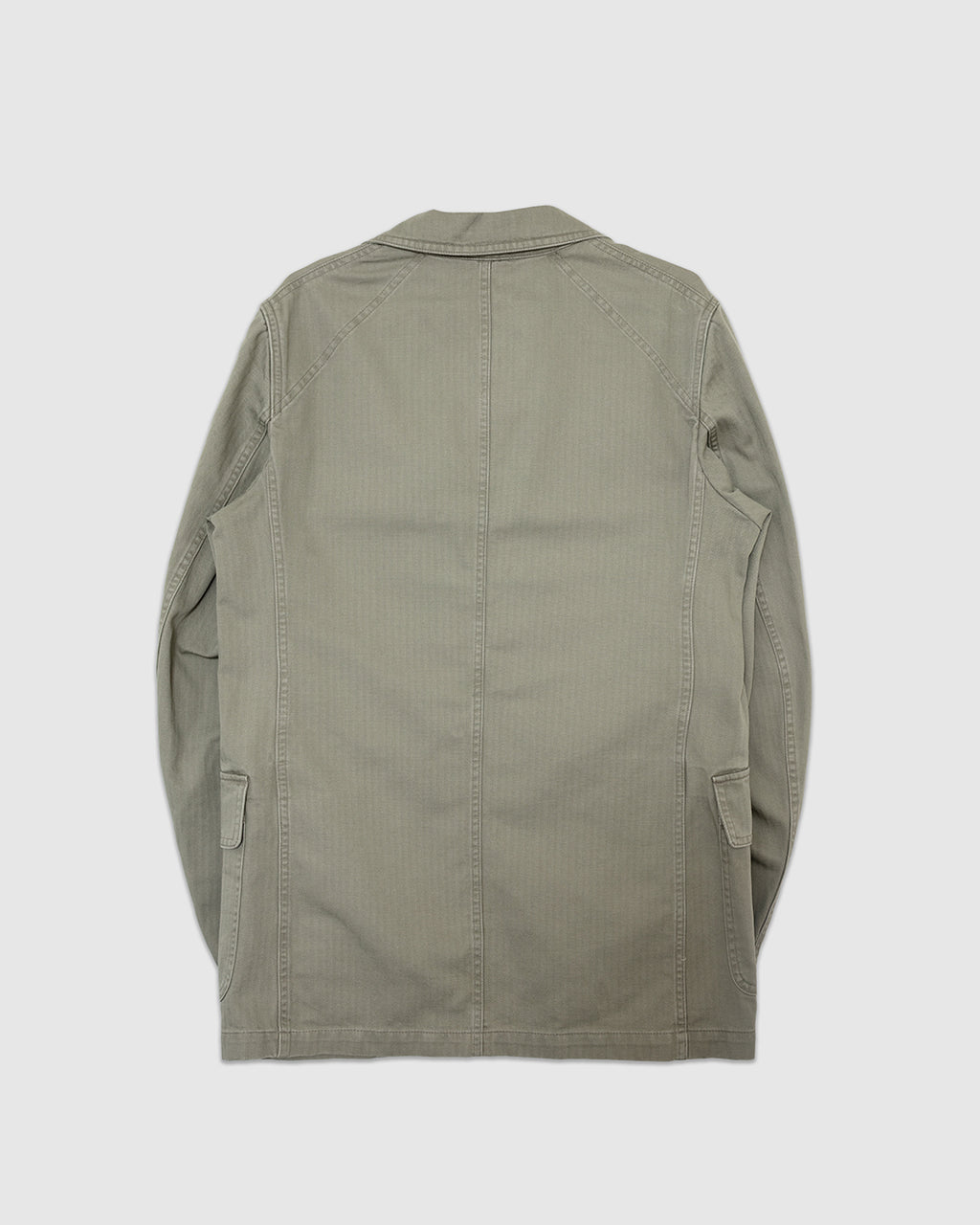 Herringbone Twill Cotton Games Blazer Mk. I Olive