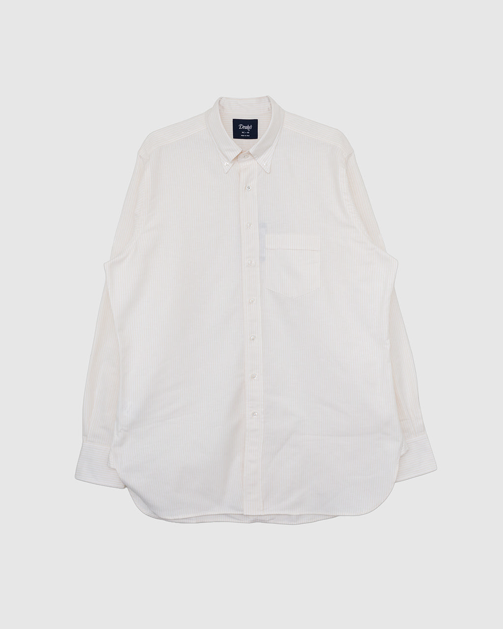 Ticking Stripe BD Oxford Shirt Cream