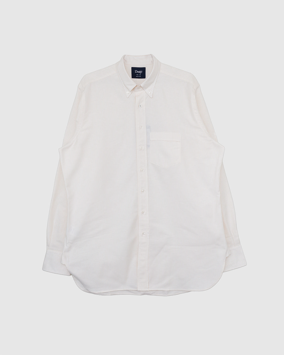 Ticking Stripe BD Oxford Shirt Cream