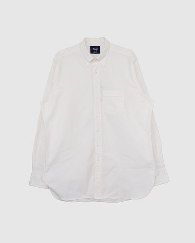 Ticking Stripe BD Oxford Shirt Cream