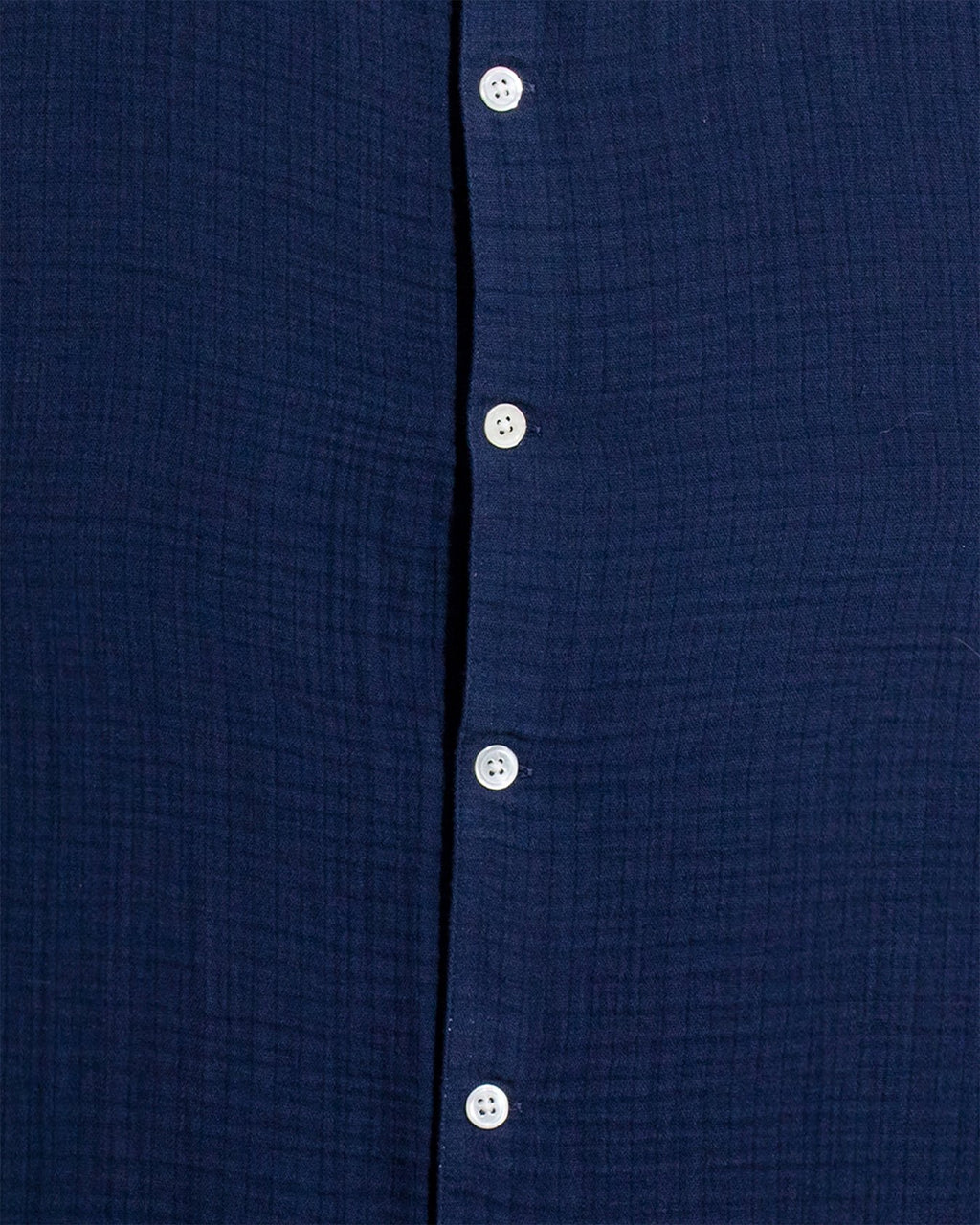 Busey Double Cloth S/S Shirt - Navy Iris