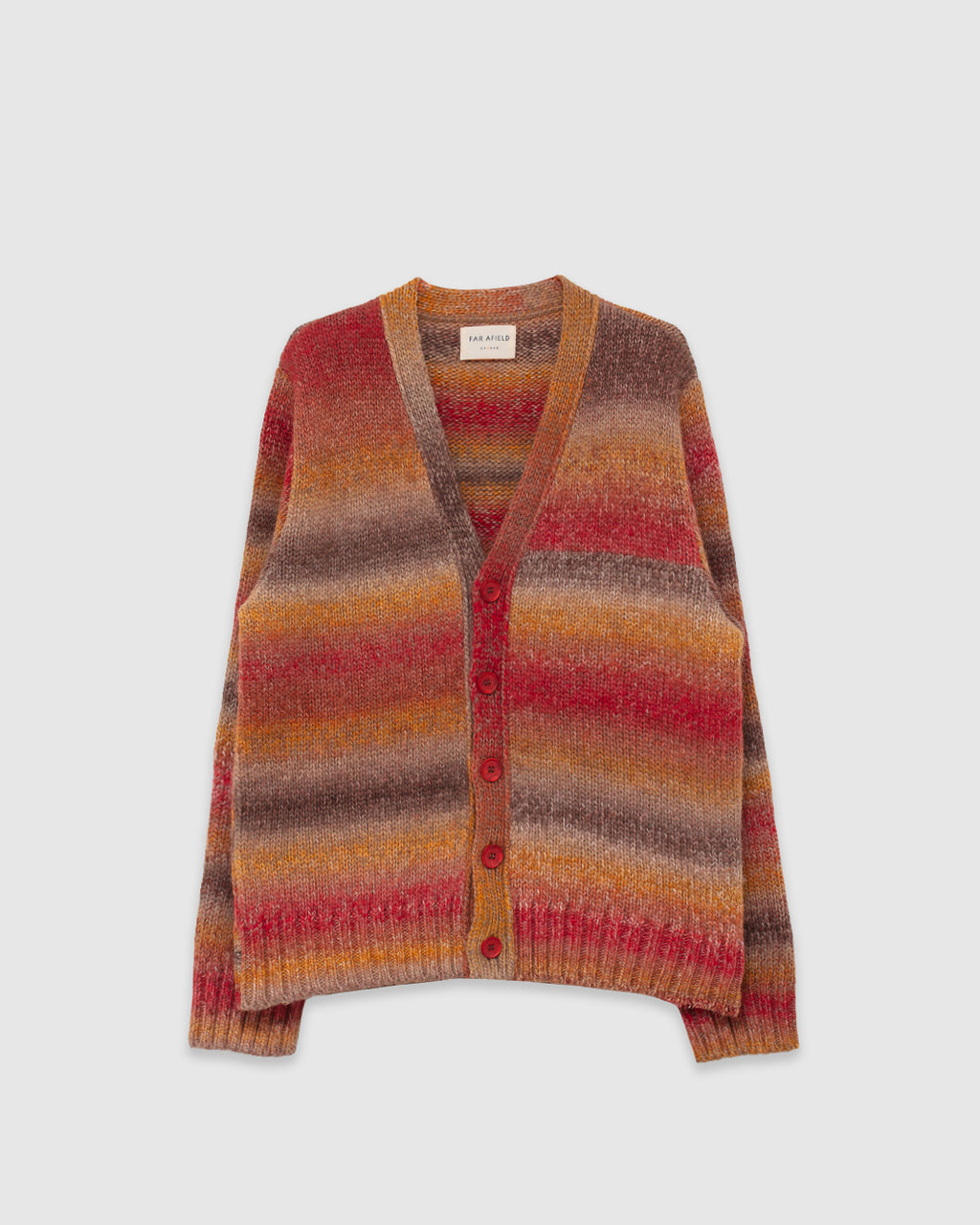 Buckley Cardigan Nepalese Sunset Red/Multi Melange