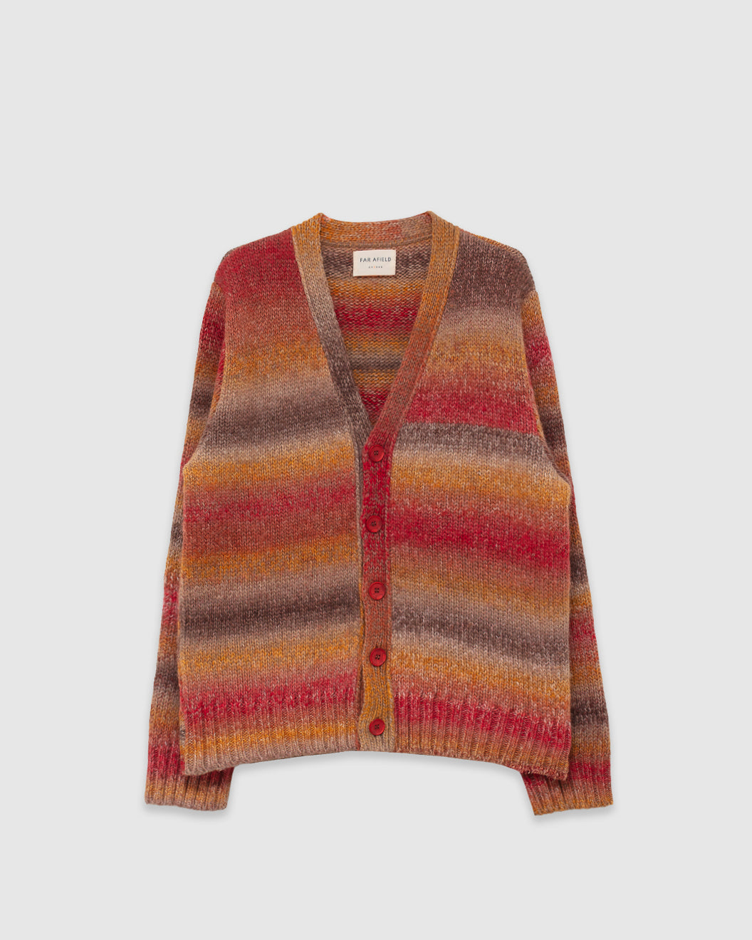 Buckley Cardigan Nepalese Sunset Red/Multi Melange