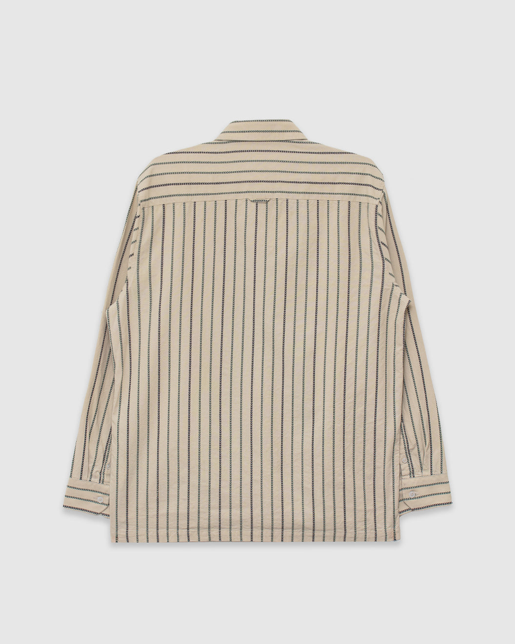 Classic Shirt - Pennon Stripe Stone Grey