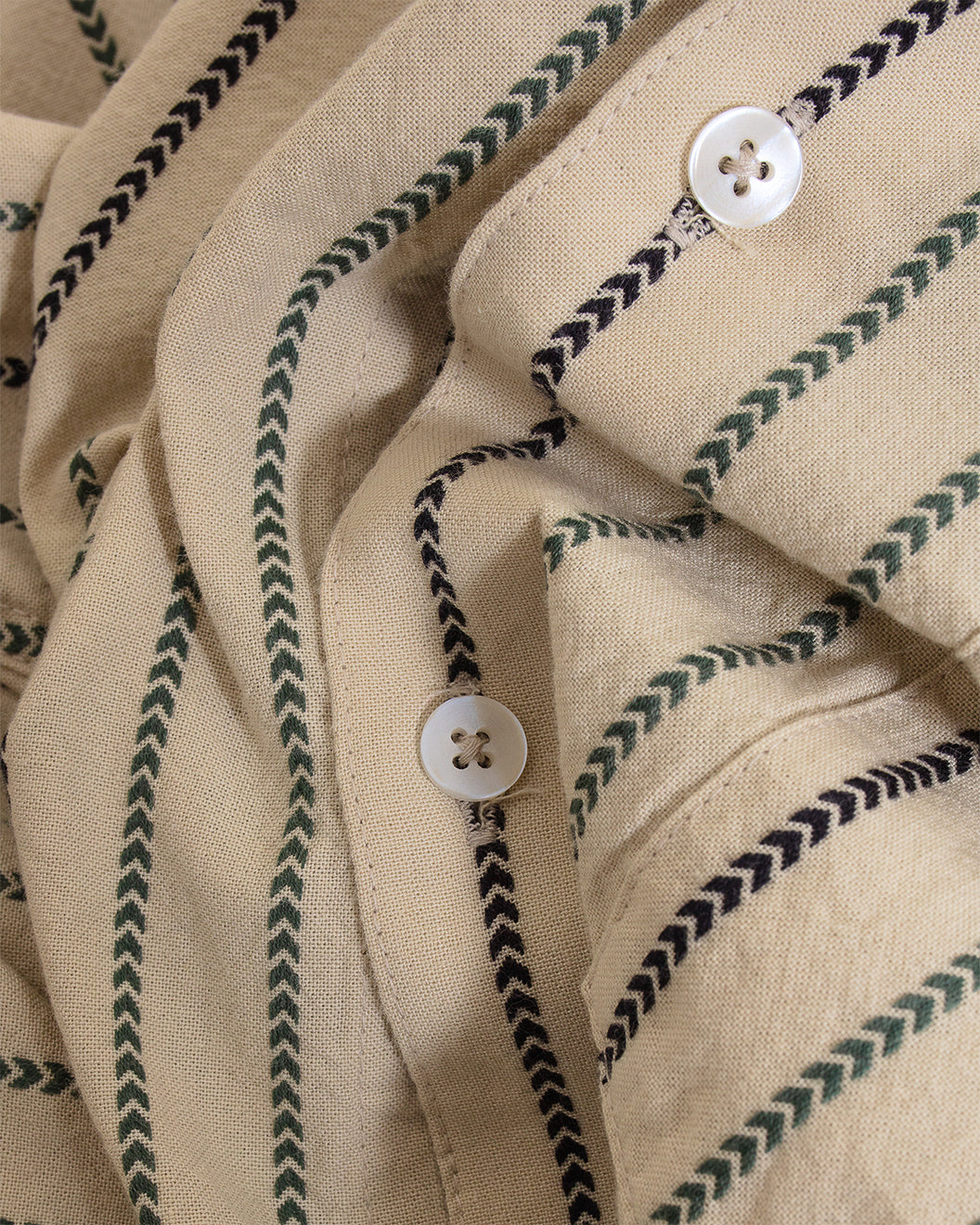 Classic Shirt - Pennon Stripe Stone Grey