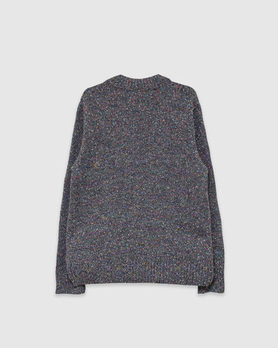 Dieter Knit Grey/Multi Fleck