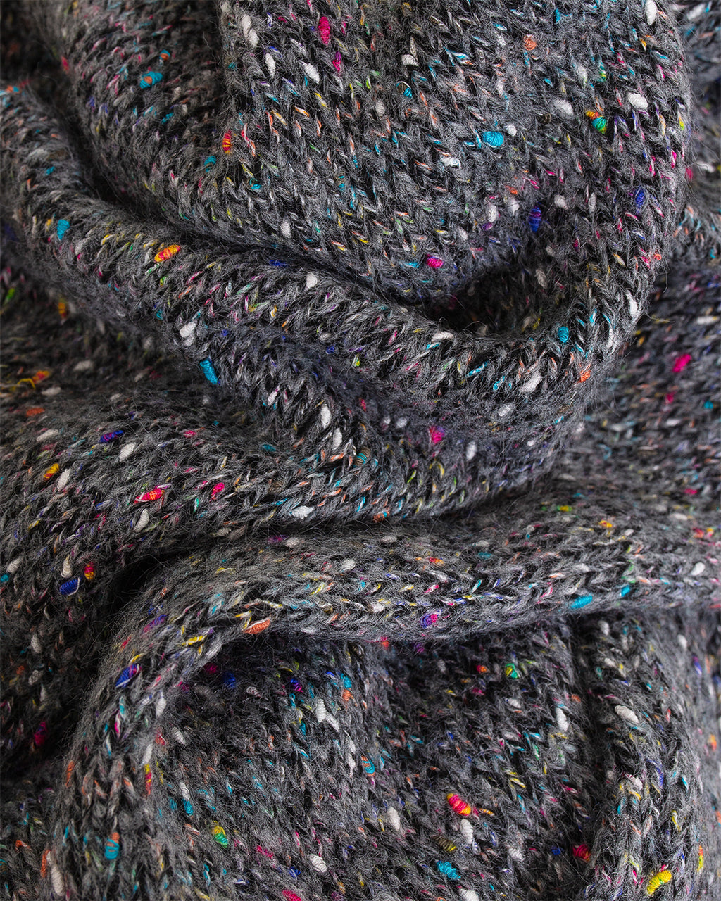 Dieter Knit Grey/Multi Fleck
