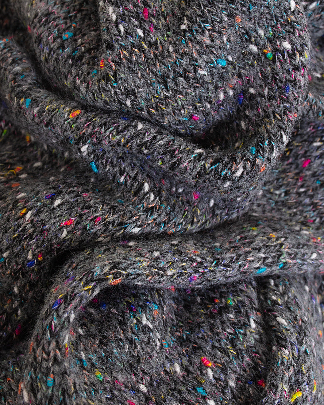 Dieter Knit Grey/Multi Fleck
