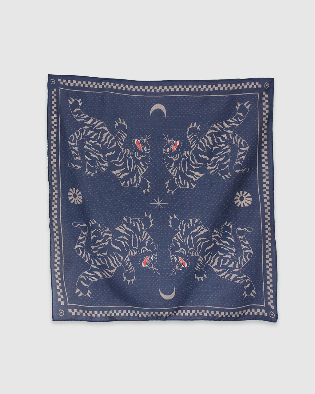 Neckerchief Navy Tiger