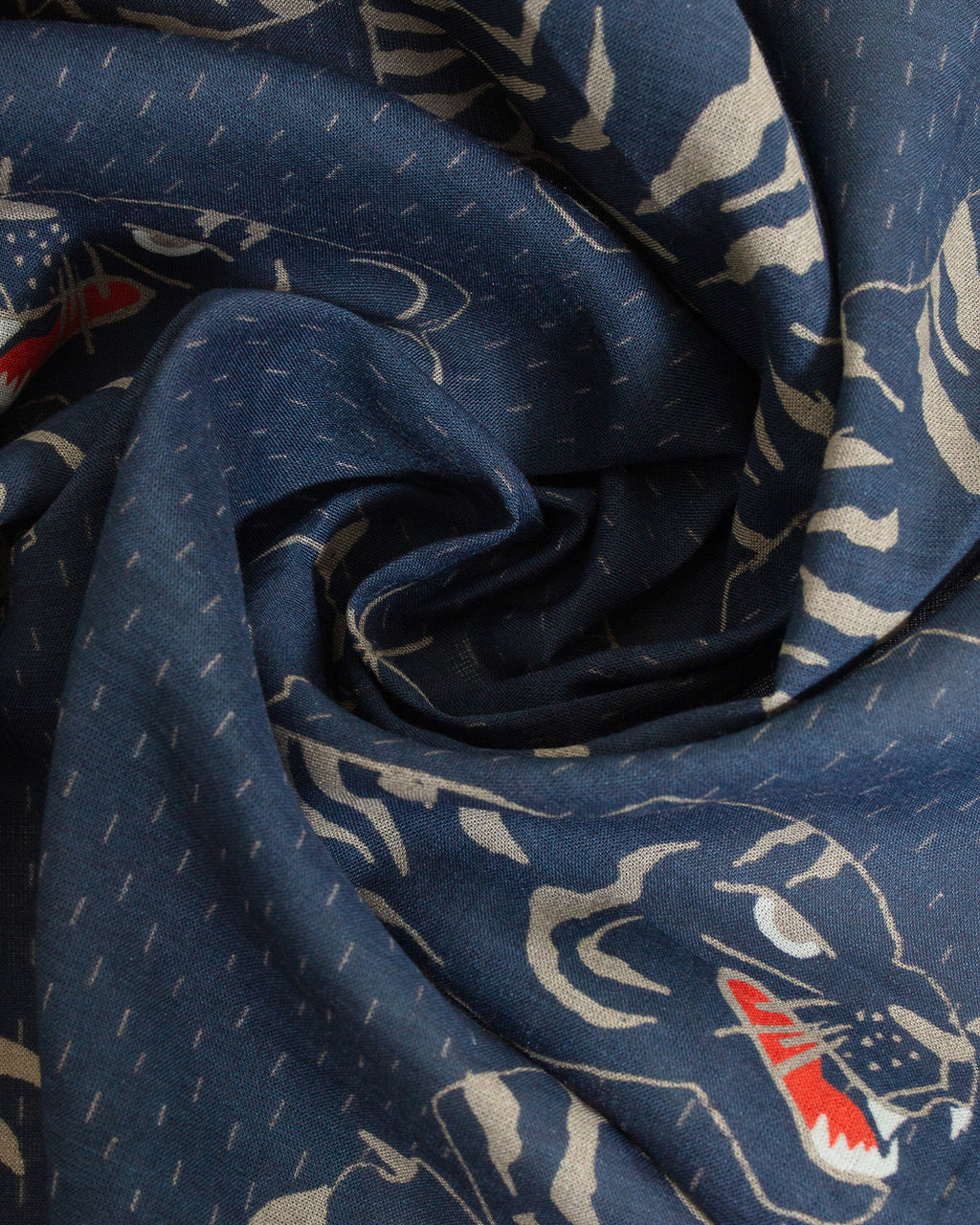 Neckerchief Navy Tiger