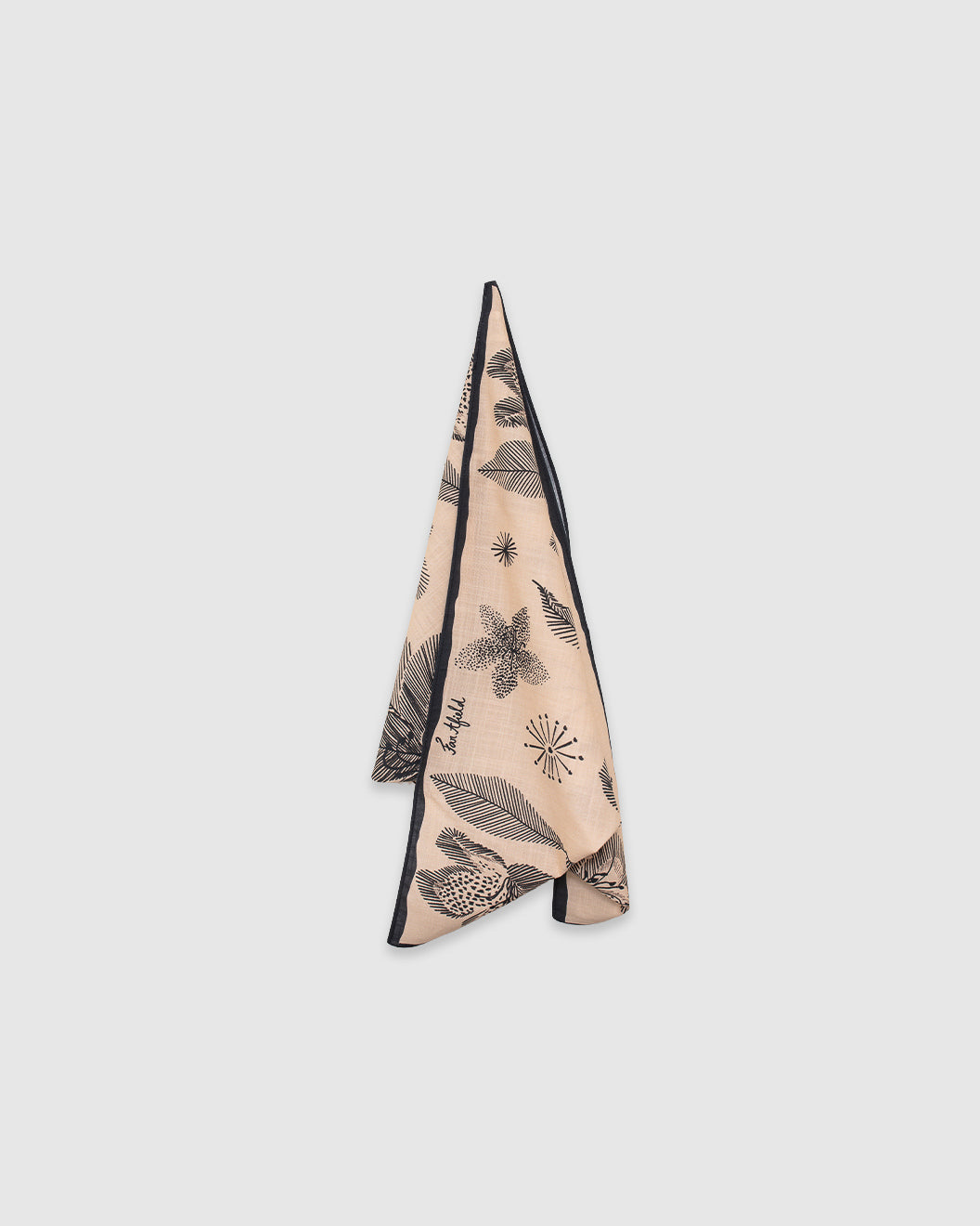 Neckerchief Tan Flowers