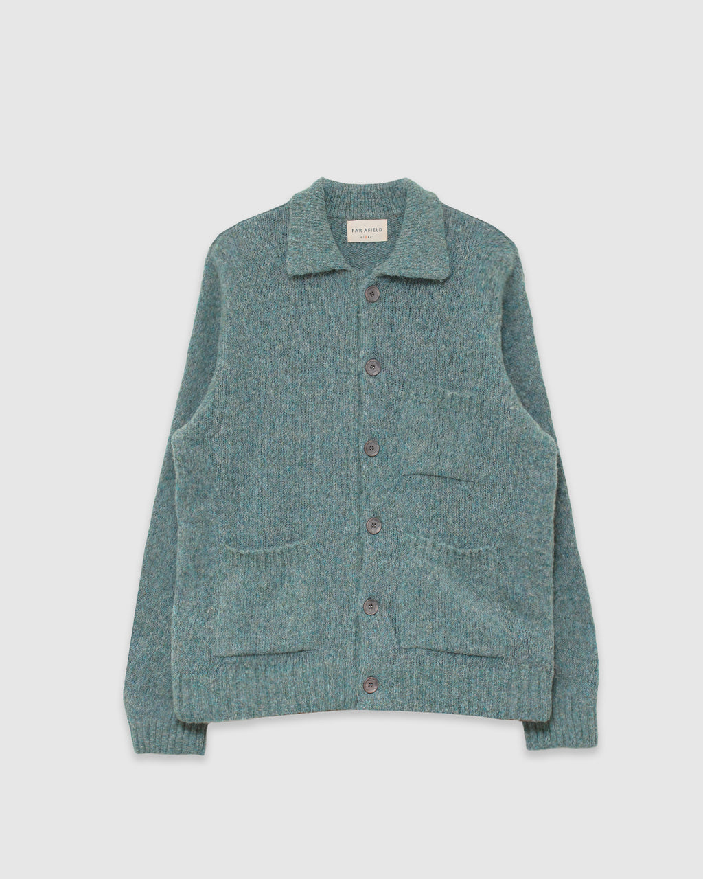 Station Cardigan Aqua Blue