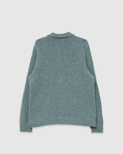 Station Cardigan Aqua Blue