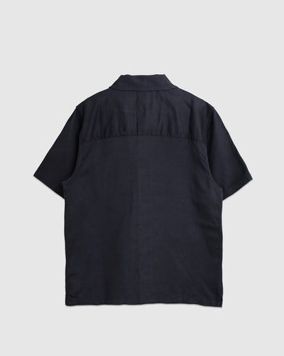 Busey Shirt - Textured Navy