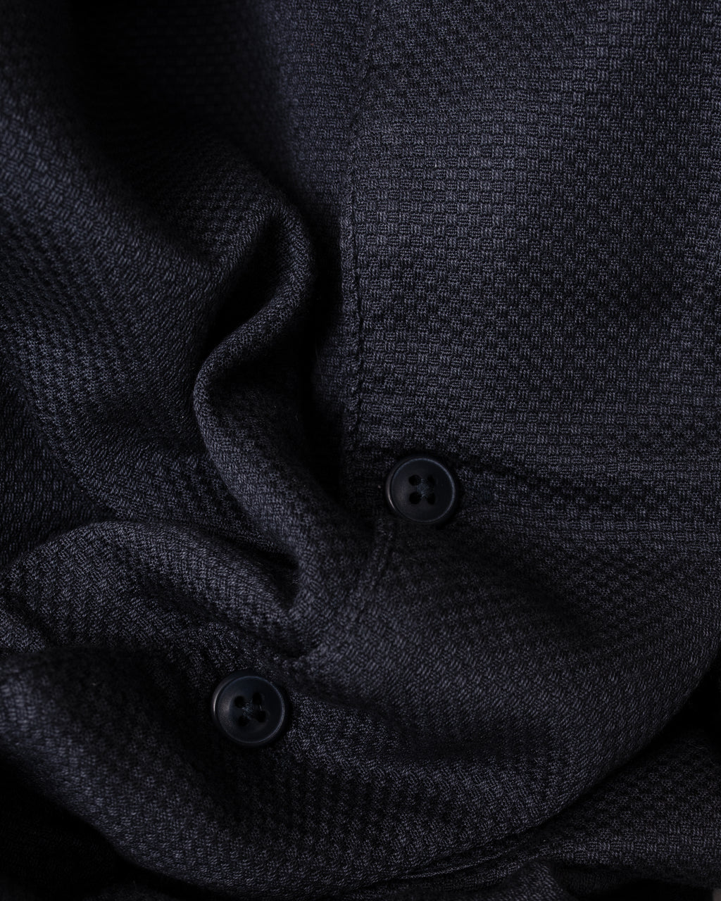 Busey Shirt - Textured Navy