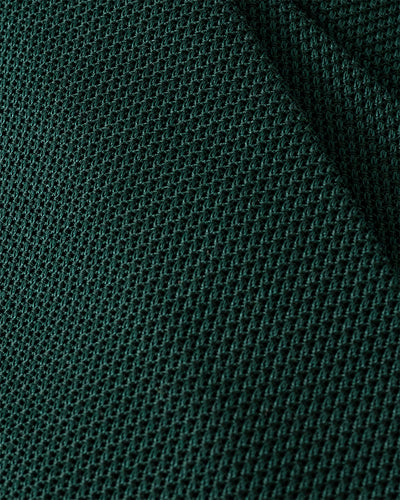 Fine Woven Grenadine Silk Hand Rolled Tie Forest Green